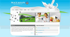 Desktop Screenshot of mayasan.com